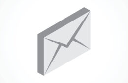 Email isometric icon 3d vector illustration on white